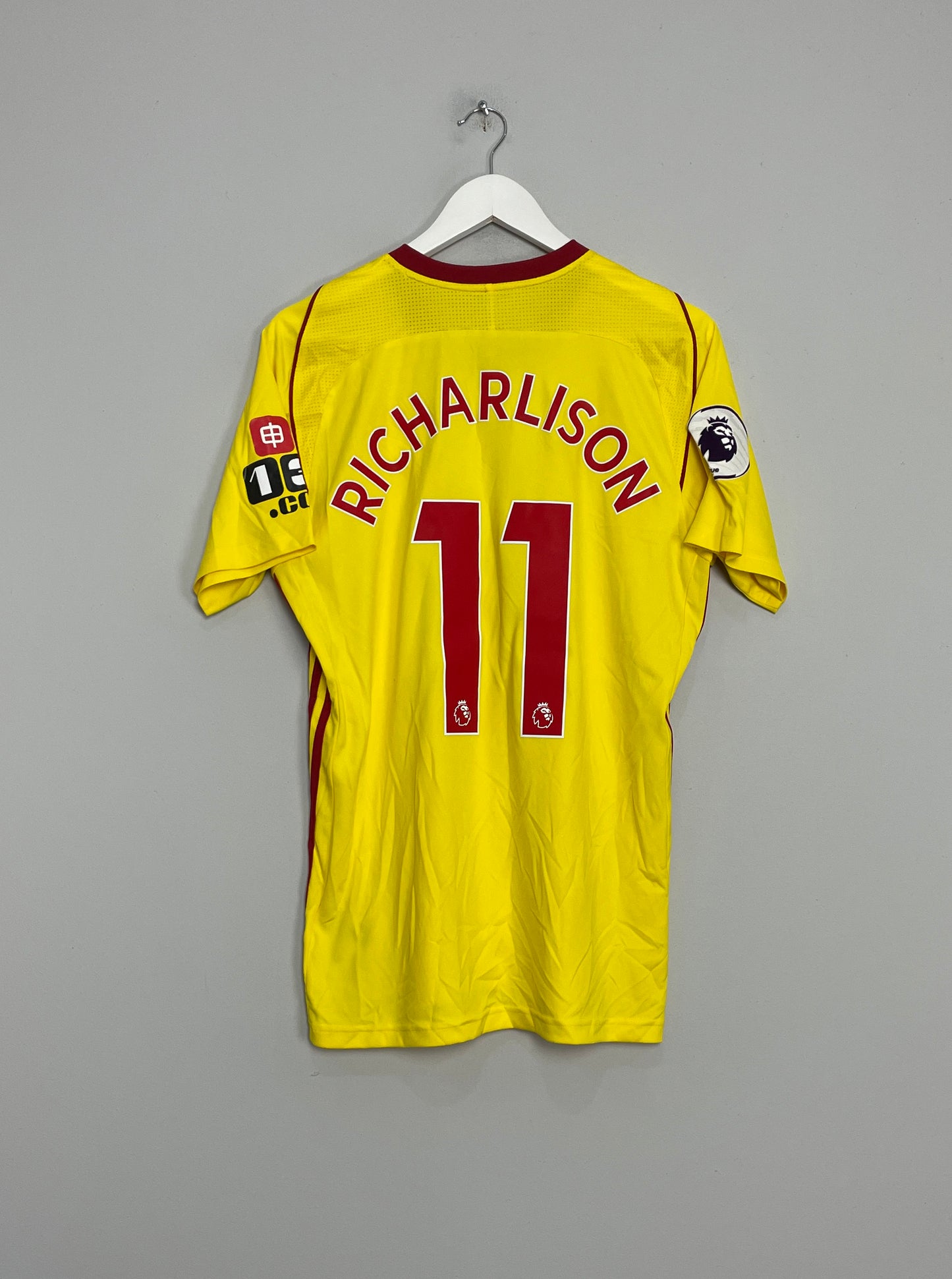 Image of the Watford Richarlison shirt from the 2017/18 season