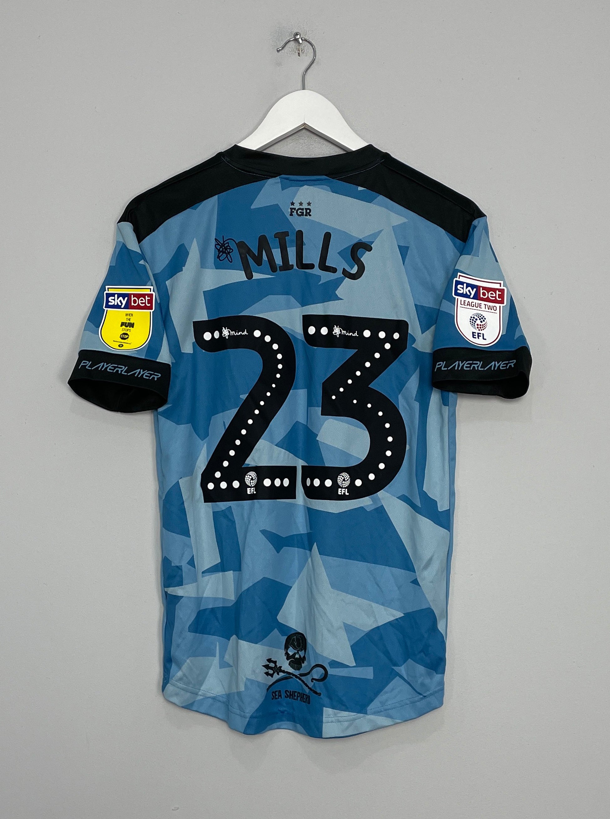 Shop 2019/21 FOREST GREEN ROVERS MILLS #23 *MATCH ISSUE* THIRD SHIRT (S) PL, classic football shirts, vintage football shirts & retro soccer jerseys at Cult Kits