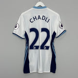 2016/17 WEST BROM CHADLI #22 *MATCH WORN* HOME SHIRT (M) ADIDAS