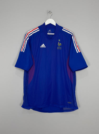 2002/04 FRANCE *PLAYER ISSUE* HOME SHIRT (M) ADIDAS