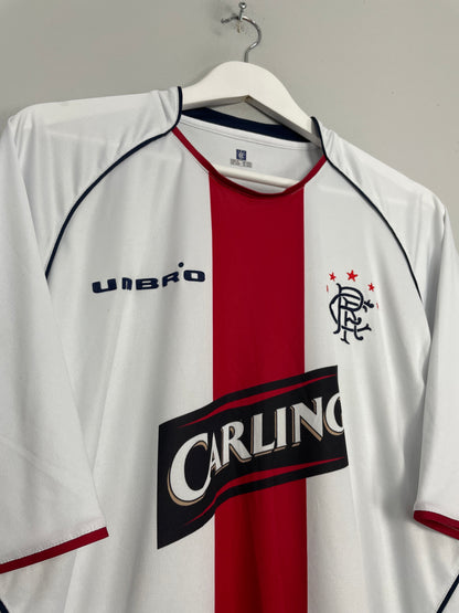2005/06 RANGERS ALBERTZ #11 AWAY SHIRT (XL) UMBRO