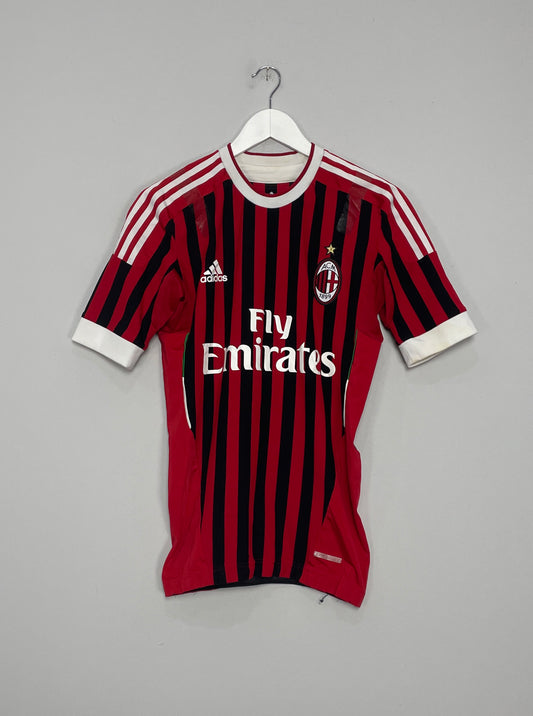 2011/12 AC MILAN *PLAYER ISSUE* HOME SHIRT (M) ADIDAS