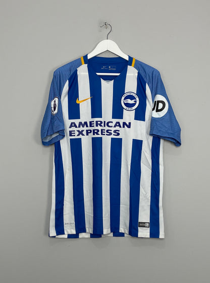 2017/18 BRIGHTON DUNK #5 *MATCH ISSUE* HOME SHIRT (L) NIKE