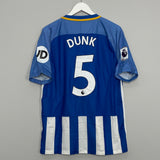 2017/18 BRIGHTON DUNK #5 *MATCH ISSUE* HOME SHIRT (L) NIKE