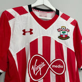 2016/17 SOUTHAMPTON RODRIGUEZ #9 *MATCH ISSUE* HOME SHIRT (L) UNDER ARMOUR