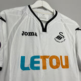 2017/18 SWANSEA CITY KING #26 *MATCH ISSUE* HOME SHIRT (M) JOMA