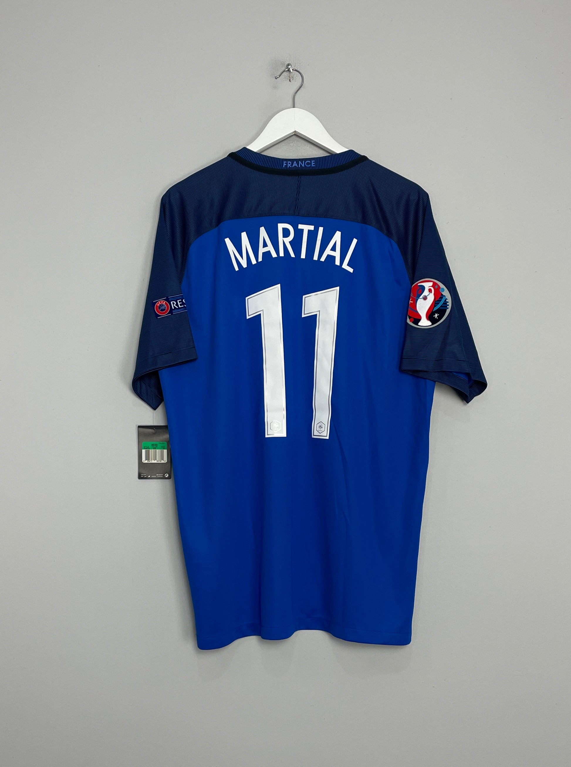 Image of the France Martial shirt from the 2016/17 season
