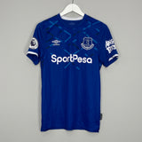 2019/20 EVERTON DIGNE #12 *MATCH ISSUE* HOME SHIRT (S) UMBRO