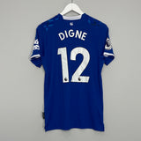 2019/20 EVERTON DIGNE #12 *MATCH ISSUE* HOME SHIRT (S) UMBRO