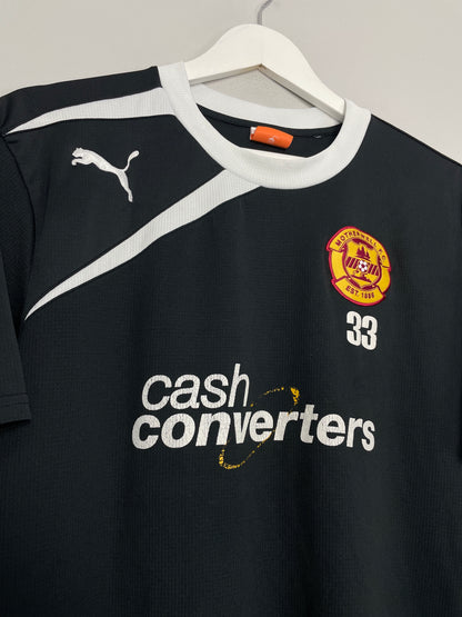 2013/14 MOTHERWELL #33 *PLAYER ISSUE* TRAINING SHIRT (L) PUMA