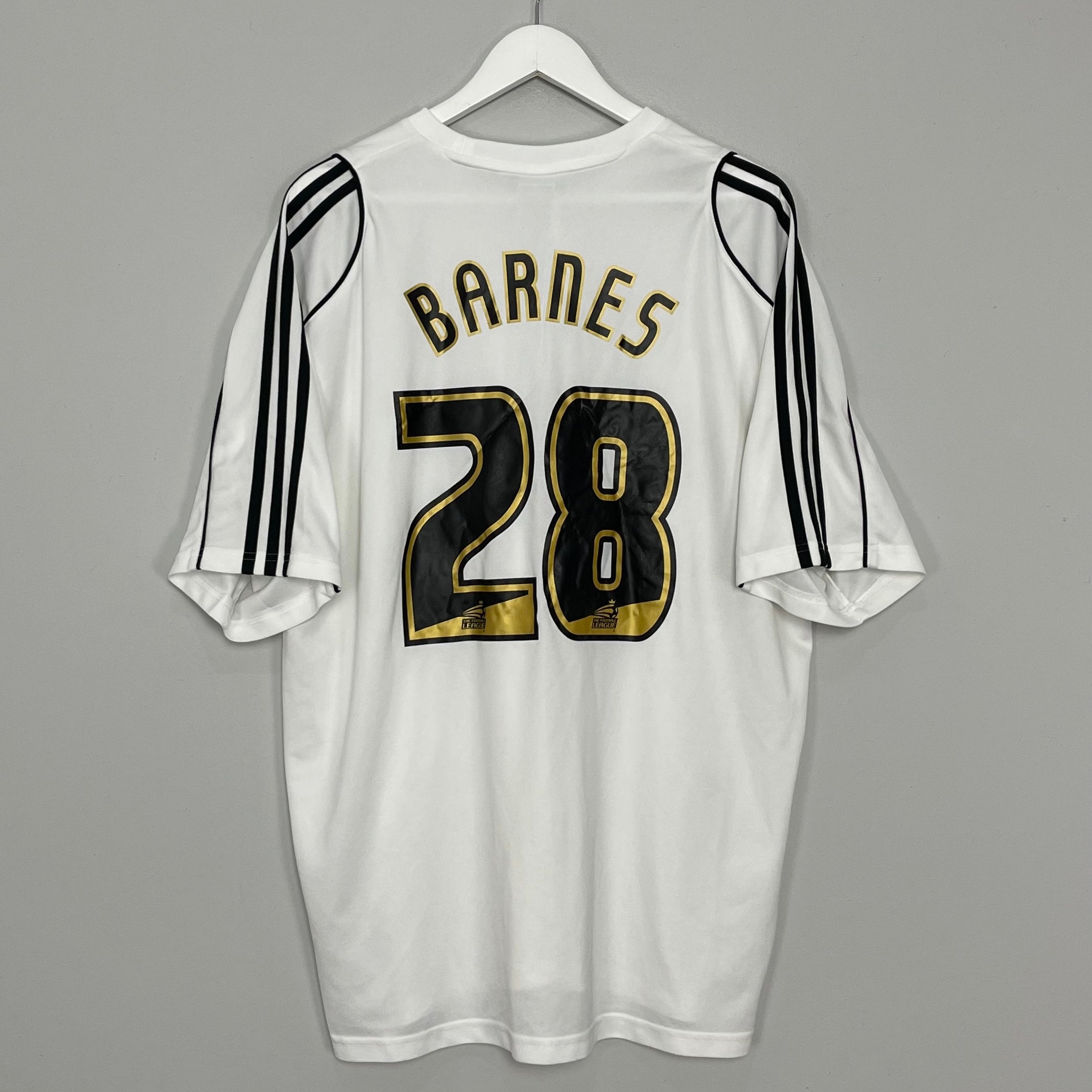 Shop 2007/08 DERBY COUNTY BARNES #28 HOME SHIRT (XXL) ADIDAS, classic football shirts, vintage football shirts & retro soccer jerseys at Cult Kits