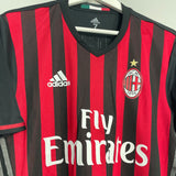 2016/17 AC MILAN VANGIONI #21 *MATCH ISSUE* HOME SHIRT (L) ADIDAS