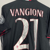 2016/17 AC MILAN VANGIONI #21 *MATCH ISSUE* HOME SHIRT (L) ADIDAS
