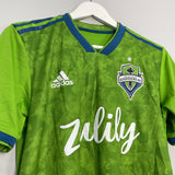 2019/20 SEATTLE SOUNDERS SMITH #17 *MATCH ISSUE + SIGNED* HOME SHIRT (S) ADIDAS
