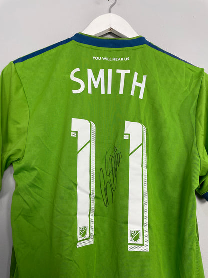 2019/20 SEATTLE SOUNDERS SMITH #17 *MATCH ISSUE + SIGNED* HOME SHIRT (S) ADIDAS