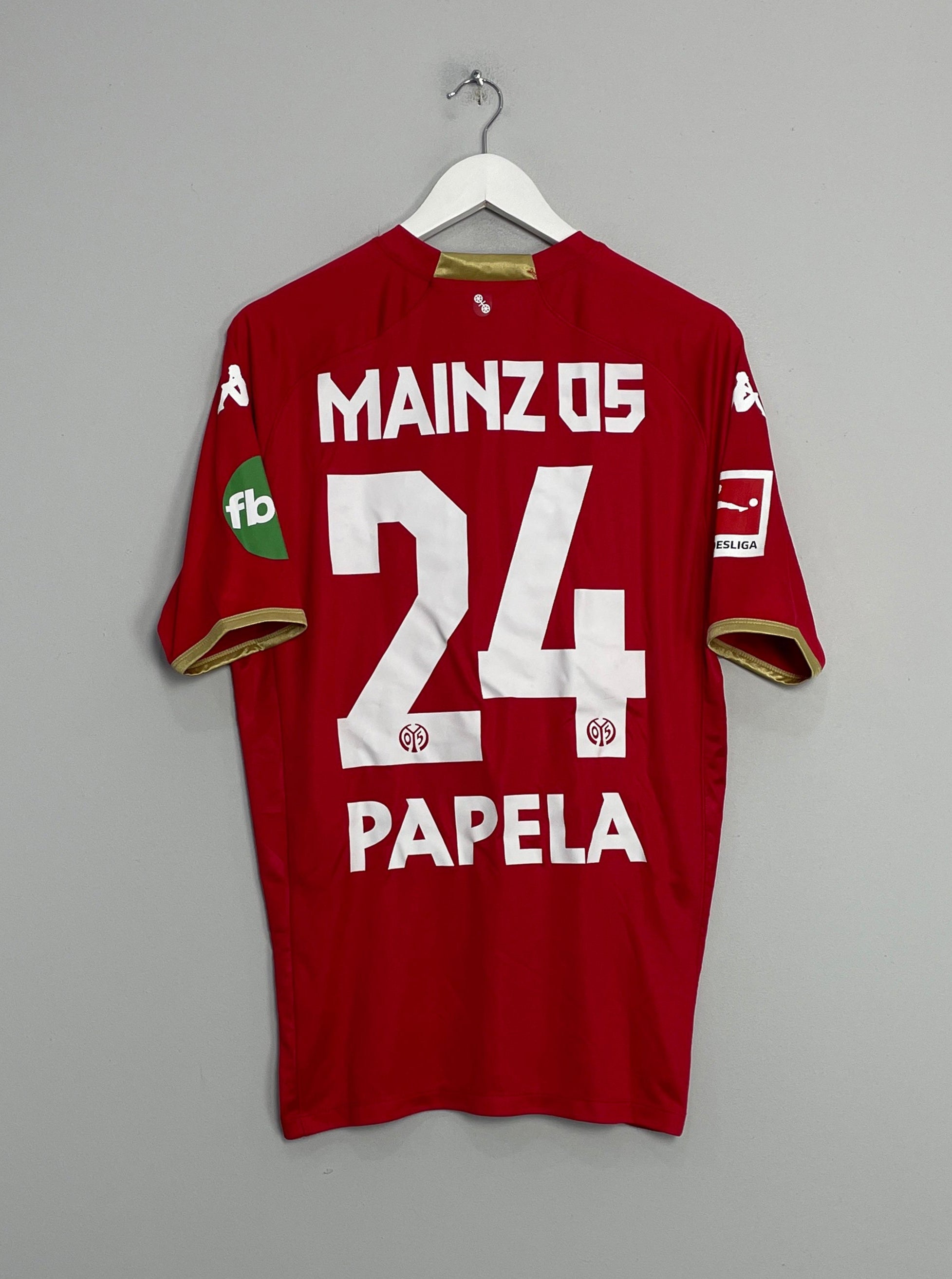 Image of the FC Mainz Papela shirt from the 2021/22 season