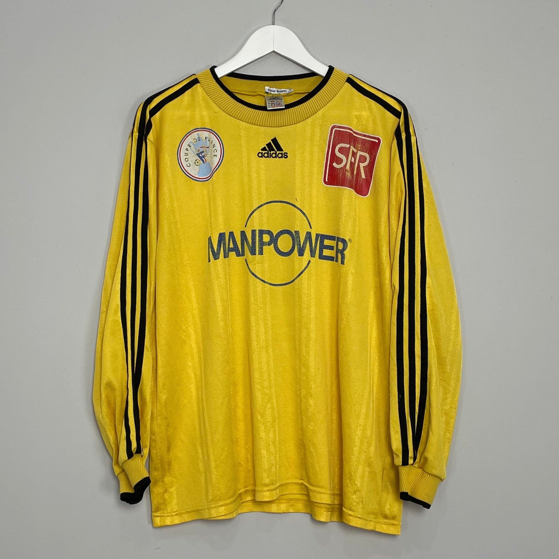 Shop 2002/03 SOCHAUX #5 HOME SHIRT (XL) ADIDAS, classic football shirts, vintage football shirts & retro soccer jerseys at Cult Kits