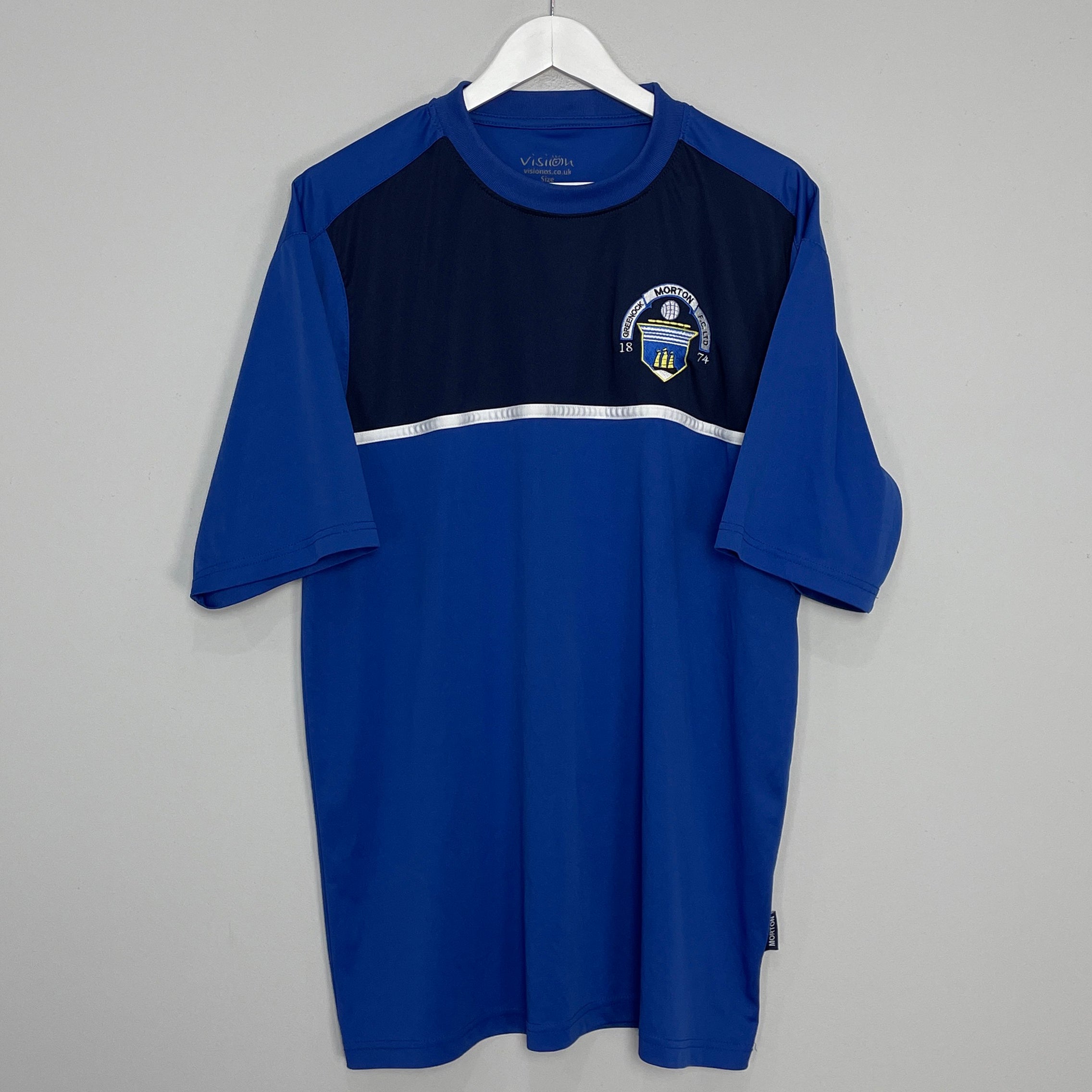 Shop 2010/11 GREENOCK MORTON TRAINING SHIRT (XXL) VISION, classic football shirts, vintage football shirts & retro soccer jerseys at Cult Kits