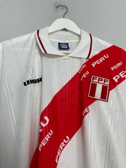 1996/97 PERU HOME SHIRT (XL) UMBRO