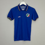 Shop 1986/90 ITALY HOME SHIRT (XS) DIADORA, classic football shirts, vintage football shirts & retro soccer jerseys at Cult Kits