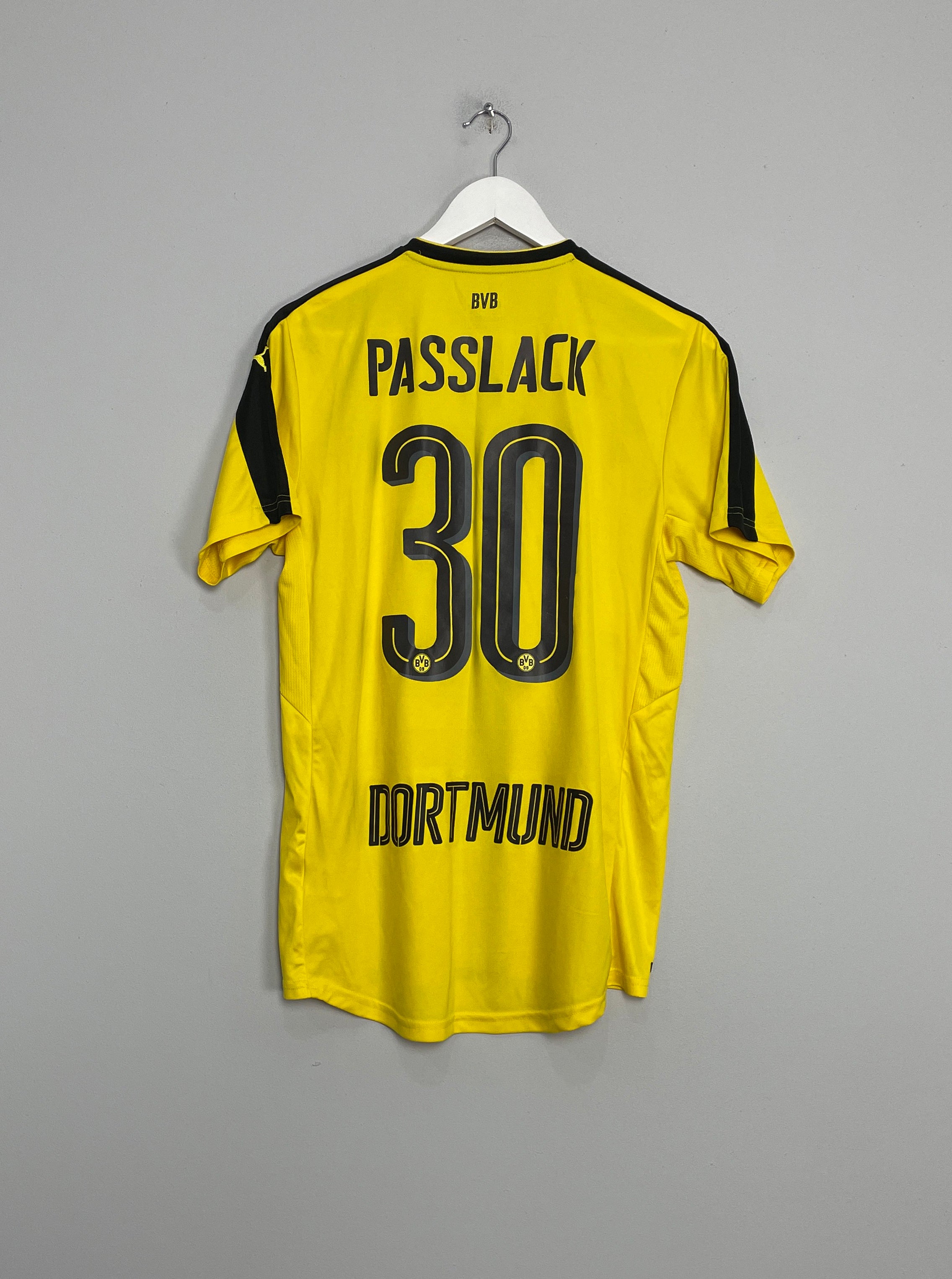 Shop 2016/17 DORTMUND PASSLACK #30 HOME SHIRT (M) PUMA, classic football shirts, vintage football shirts & retro soccer jerseys at Cult Kits