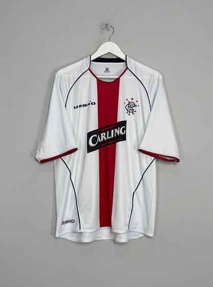 2005/06 RANGERS ALBERTZ #11 AWAY SHIRT (XL) UMBRO