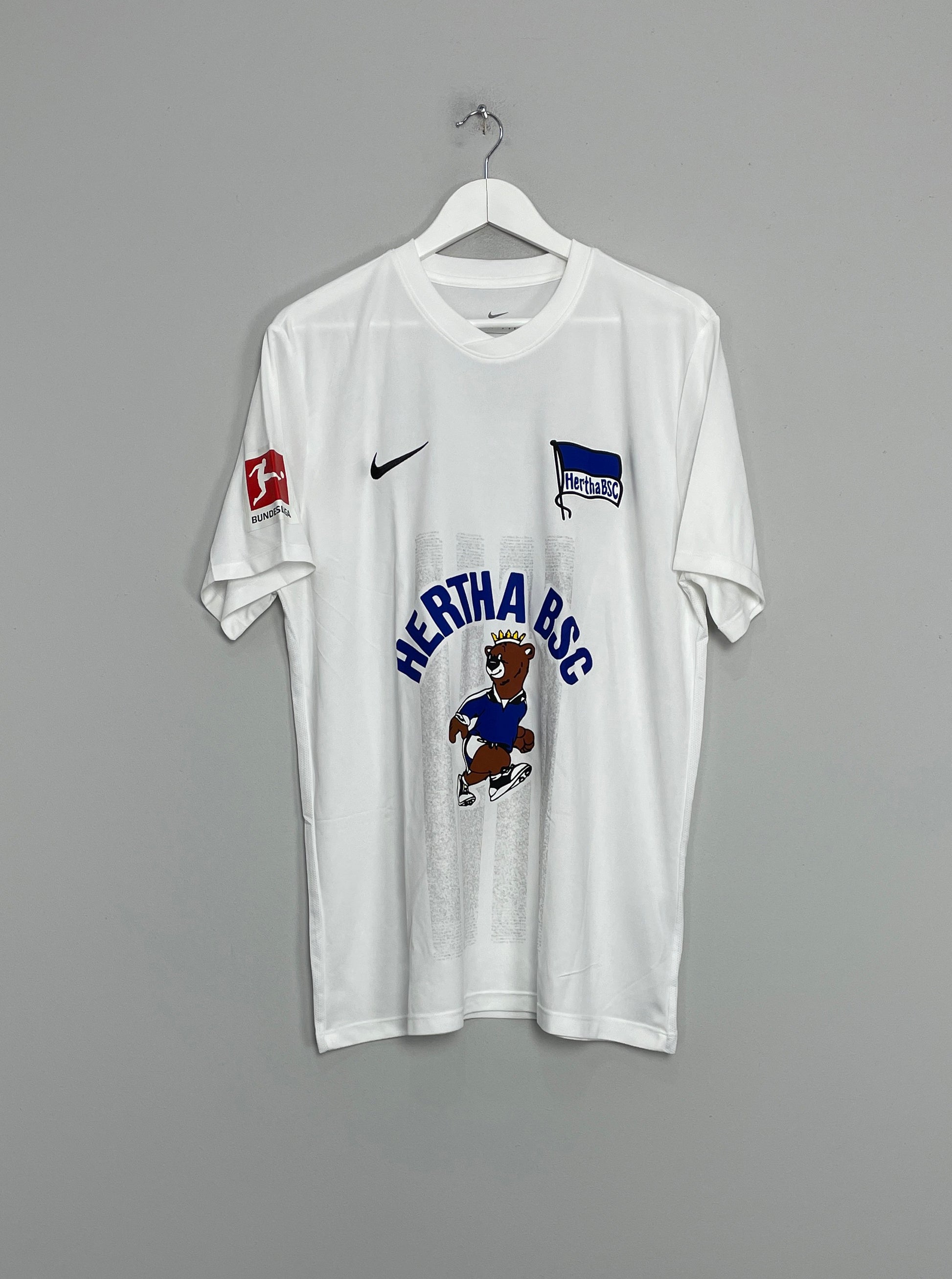 Image of the 2019/20 Hertha Berlin Berlin Wall shirt from the 2019/20 season