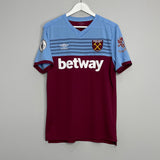 2019/20 WEST HAM OGBONNA #21 *MATCH ISSUE* HOME SHIRT (L) UMBRO