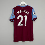 Image of the West Ham Ogbonna shirt from the 2019/20 season