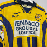 Shop 2004/05 JUVE STABIA #17 *MATCH ISSUE* HOME SHIRT (XL) FLY LINE, classic football shirts, vintage football shirts & retro soccer jerseys at Cult Kits