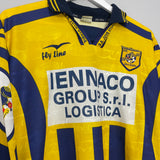 Shop 2004/05 JUVE STABIA #17 *MATCH ISSUE* HOME SHIRT (XL) FLY LINE, classic football shirts, vintage football shirts & retro soccer jerseys at Cult Kits