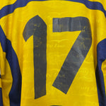 Shop 2004/05 JUVE STABIA #17 *MATCH ISSUE* HOME SHIRT (XL) FLY LINE, classic football shirts, vintage football shirts & retro soccer jerseys at Cult Kits