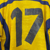 Shop 2004/05 JUVE STABIA #17 *MATCH ISSUE* HOME SHIRT (XL) FLY LINE, classic football shirts, vintage football shirts & retro soccer jerseys at Cult Kits