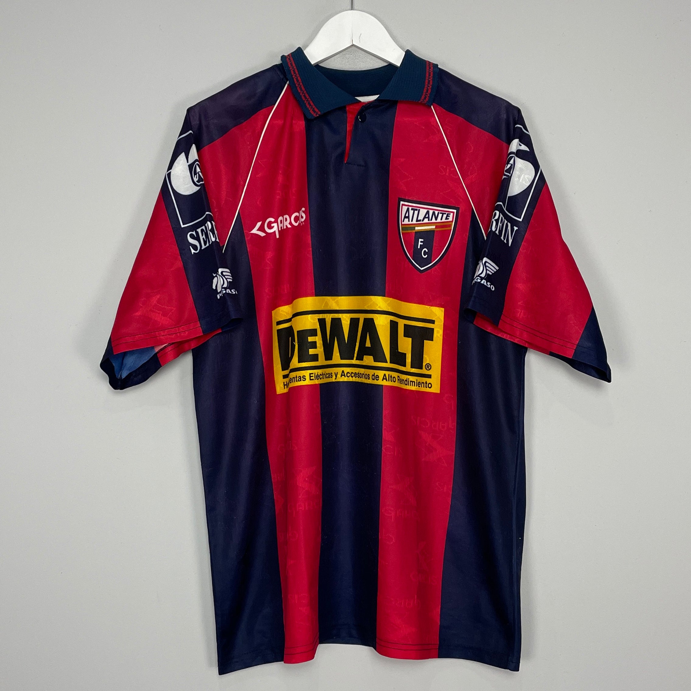 Shop 1997/98 ATLANTE #12 HOME SHIRT (XL) GARCIS, classic football shirts, vintage football shirts & retro soccer jerseys at Cult Kits