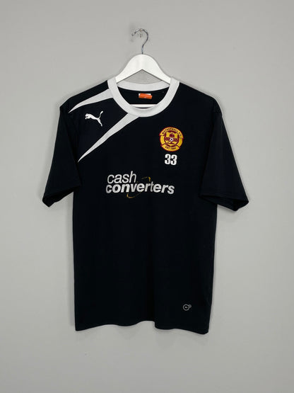 2013/14 MOTHERWELL #33 *PLAYER ISSUE* TRAINING SHIRT (L) PUMA