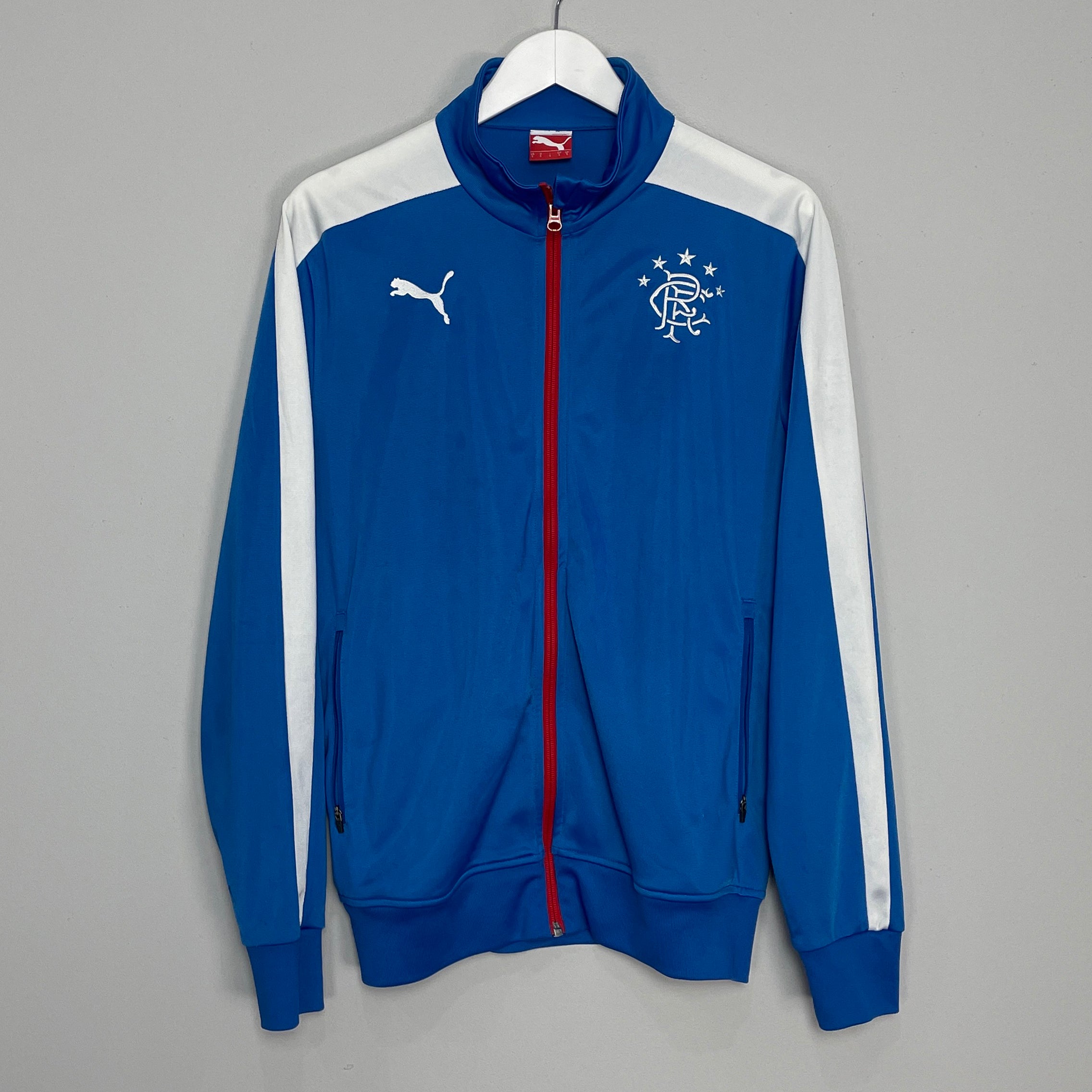 Shop 2016/17 RANGERS TRACKSUIT TOP (S) PUMA, classic football shirts, vintage football shirts & retro soccer jerseys at Cult Kits