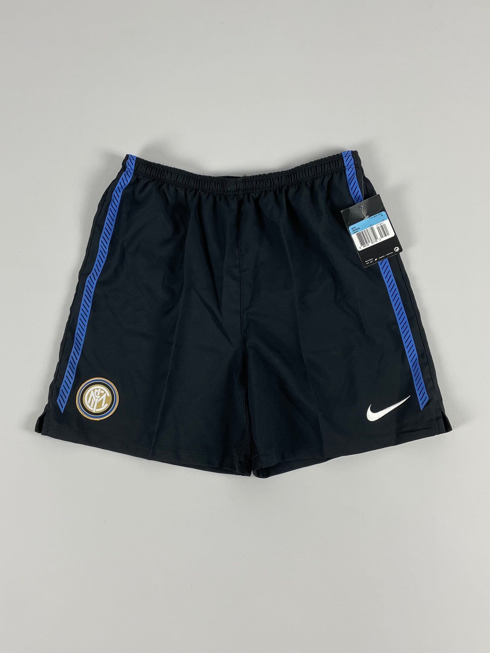 Shop 2014/15 INTER MILAN SHORTS (M.KIDS) NIKE, classic football shirts, vintage football shirts & retro soccer jerseys at Cult Kits