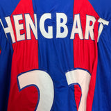 2006/07 CAEN HENGBART #22 *SIGNED + PLAYER ISSUE* HOME SHIRT (XXL) ERREA