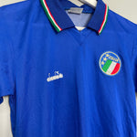 Shop 1986/90 ITALY HOME SHIRT (XS) DIADORA, classic football shirts, vintage football shirts & retro soccer jerseys at Cult Kits