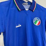 Shop 1986/90 ITALY HOME SHIRT (XS) DIADORA, classic football shirts, vintage football shirts & retro soccer jerseys at Cult Kits