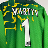 1997/98 LEEDS UNITED MARTYN #1 GK SHIRT (L) PUMA