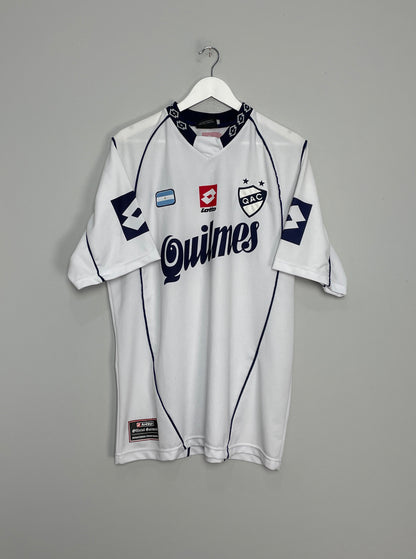 2005/06 QUILMES HOME SHIRT (L) LOTTO