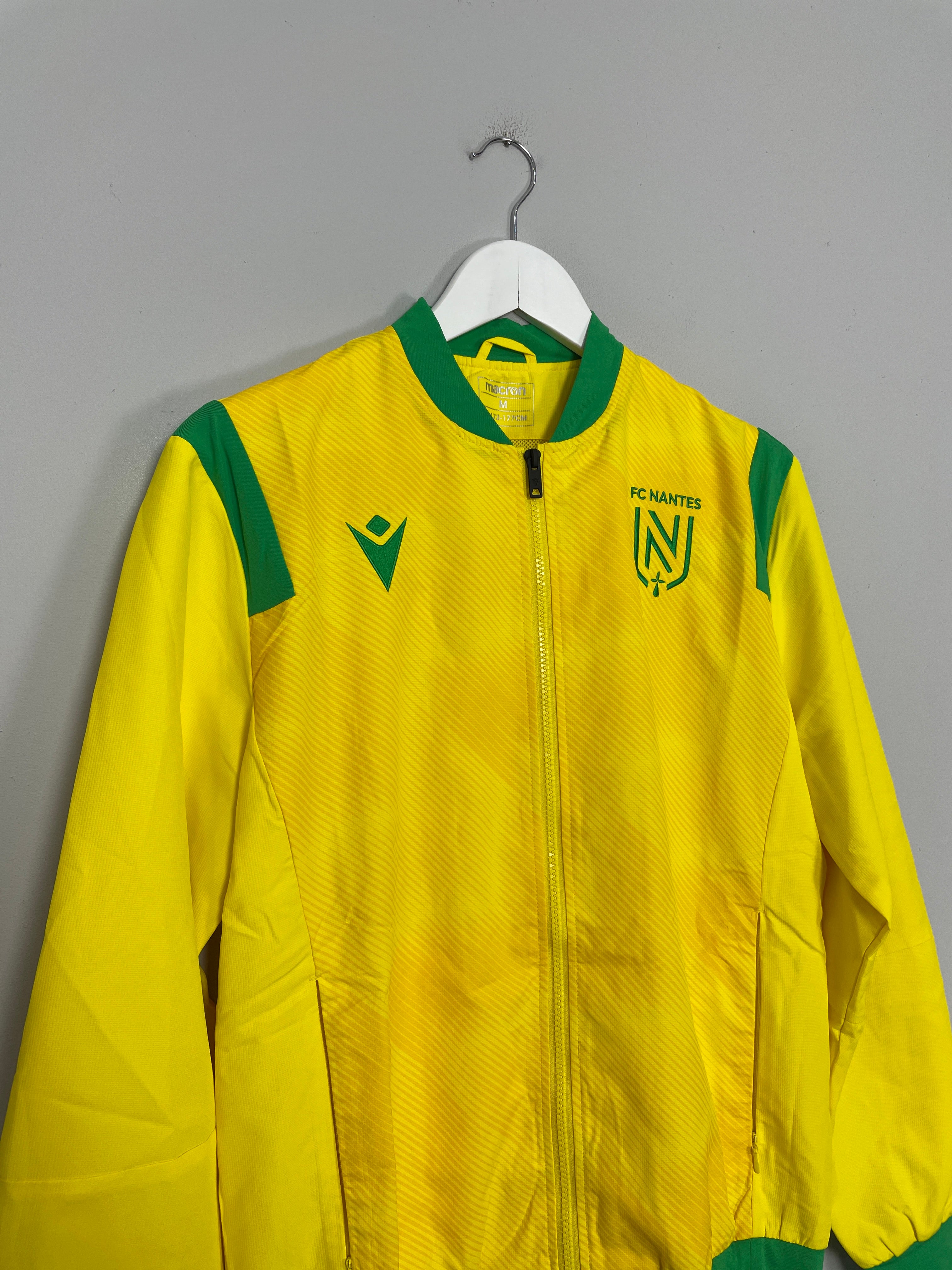 Shop 2020/21 NANTES ANTHEM JACKET (M) MACRON, classic football shirts, vintage football shirts & retro soccer jerseys at Cult Kits