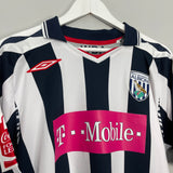 2007/08 WEST BROM WALLWORK #24 *MATCH ISSUE* HOME SHIRT (L) UMBRO