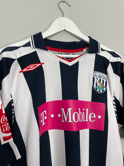 2007/08 WEST BROM WALLWORK #24 *MATCH ISSUE* HOME SHIRT (L) UMBRO