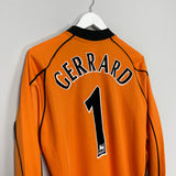 2000/01 EVERTON GERRARD #1 GK SHIRT (M) PUMA