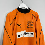 2000/01 EVERTON GERRARD #1 GK SHIRT (M) PUMA