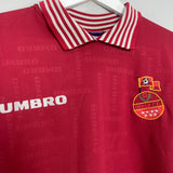 1992/93 OMEGA #16 HOME SHIRT (XL) UMBRO