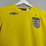2006/07 ENGLAND GK SHIRT (M) UMBRO