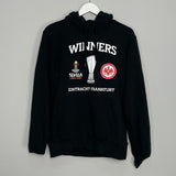 2022 EINTRACHT FRANKFURT EUROPA LEAGUE WINNERS HOODIE (M) OFFICIAL MERCHANDISE